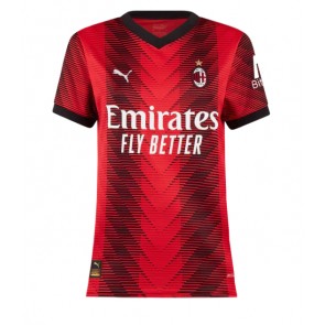 AC Milan Primera Equipación Mujer 2023-24 Manga Corta